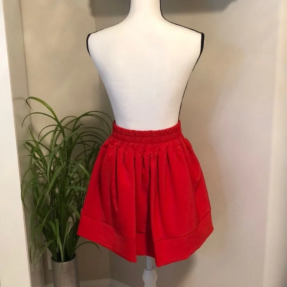 Six Crisp Days Red Skirt from Akira Chicago